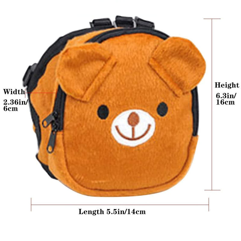 Pet Backpack, Cute Dog Backpack with Adjustable Straps for Small Dogs Cats. Dog Saddle Bags for Outdoor Travel Hiking - BeesActive Australia