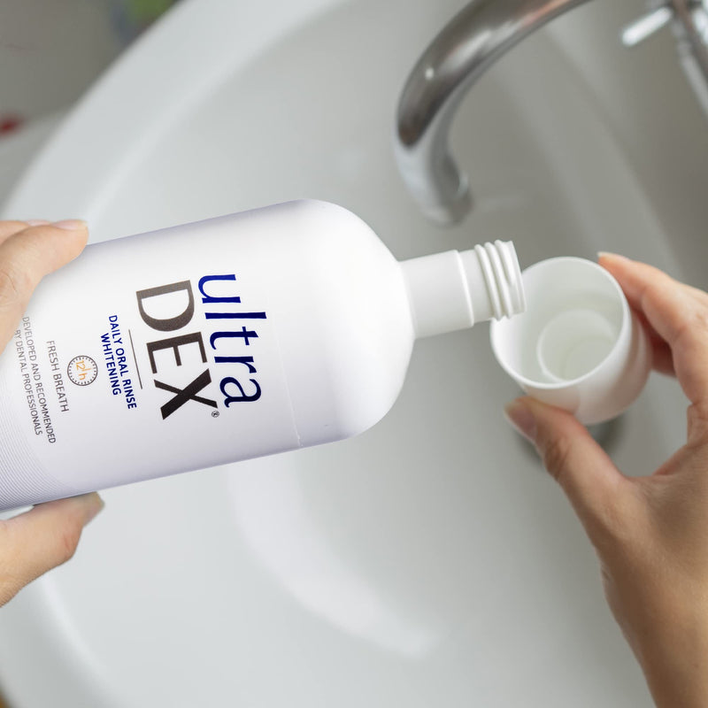 UltraDEX Daily Oral Rinse Whitening, 500 ml 500 ml (Pack of 1) Single - BeesActive Australia