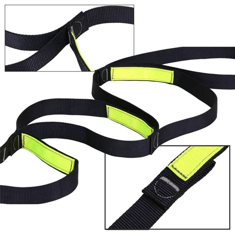 Wildken Climbing Aider 4 Step Foot Ascender Loop Climbing Rope Ladder Etrier Aid Tool for Rock Climbing Mountaineering Caving Rescue Aerial Work - BeesActive Australia