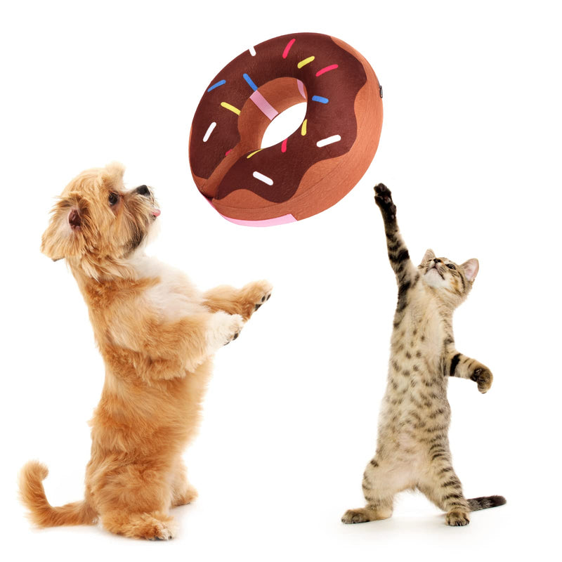 Leo IRis Inflatable Cone Collar for Large Medium Small for Dogs Cats Soft Dog Cone Adjustable E Collar Dog Neck Donut Dog Cone Alternative After Surgery to Prevent from Biting Licking Scratching Brown Donut L - BeesActive Australia
