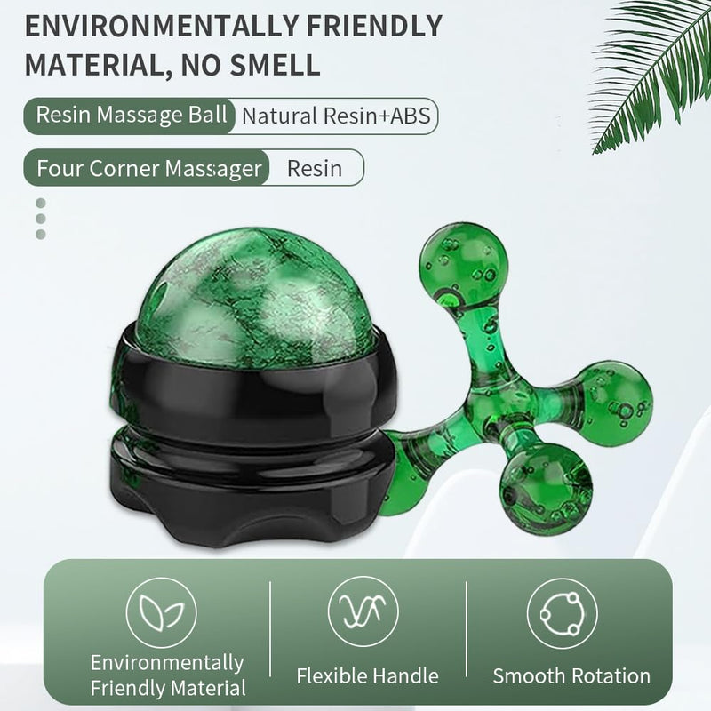 Massage Ball and Fascia Ball for Self Massage and Trigger Point Therapy Trigger Point Massager Acupressure Massage Ball Back Neck Pain Massage Roller - BeesActive Australia