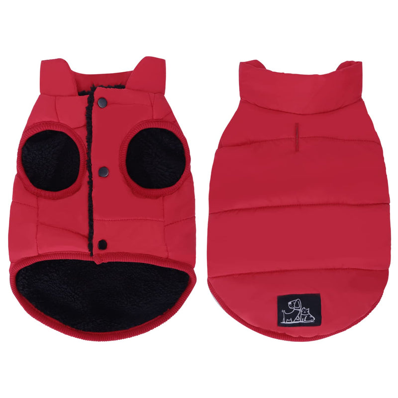 Dog Jacket, Nobleza Warm Cozy Vest Dog Winter Coat with Leash Hole, Waterproof Outdoor Pet Clothes Apparel for Puppy Small Medium Large Dog, Ideal for Cold, Wet, Windy and Snowy Weather Usage - BeesActive Australia