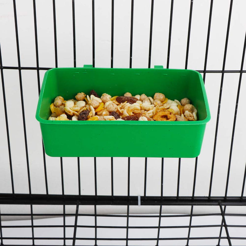 2 Pcs Pet Bird Parrot Food Bowls Small Animal Feeder Bowl Basic Dish Convenient Hanging Container for Small Bird Parrot - BeesActive Australia
