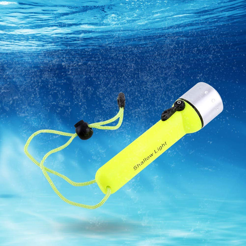 Waterproof LED Dive Light 180LM LED Waterproof Diving Flashlight Scuba Diving Flashlight for Underwater Activities and Outdoor Activities - BeesActive Australia