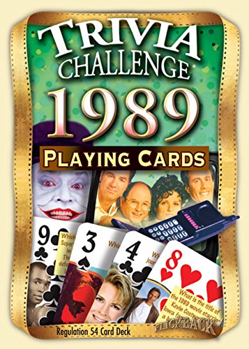 Flickback Media 1989 Trivia Playing Cards: Birthday - BeesActive Australia