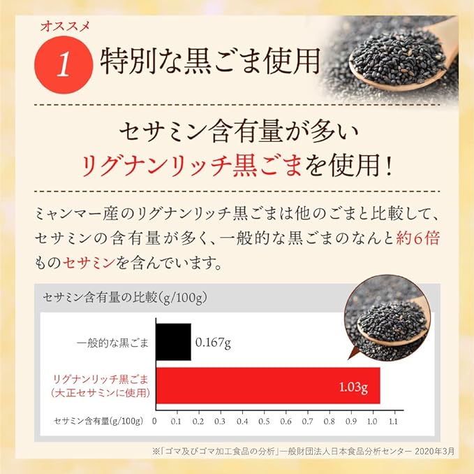 [Nutritional supplement] Taisho Sesamin [Sesame lignan, perilla oil, linseed oil] 60 tablets Taisho Pharmaceutical - BeesActive Australia