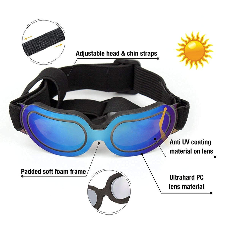 Enjoying Small Dog Goggles Bundle with Tiny Dog Helmet for Puppy - BeesActive Australia