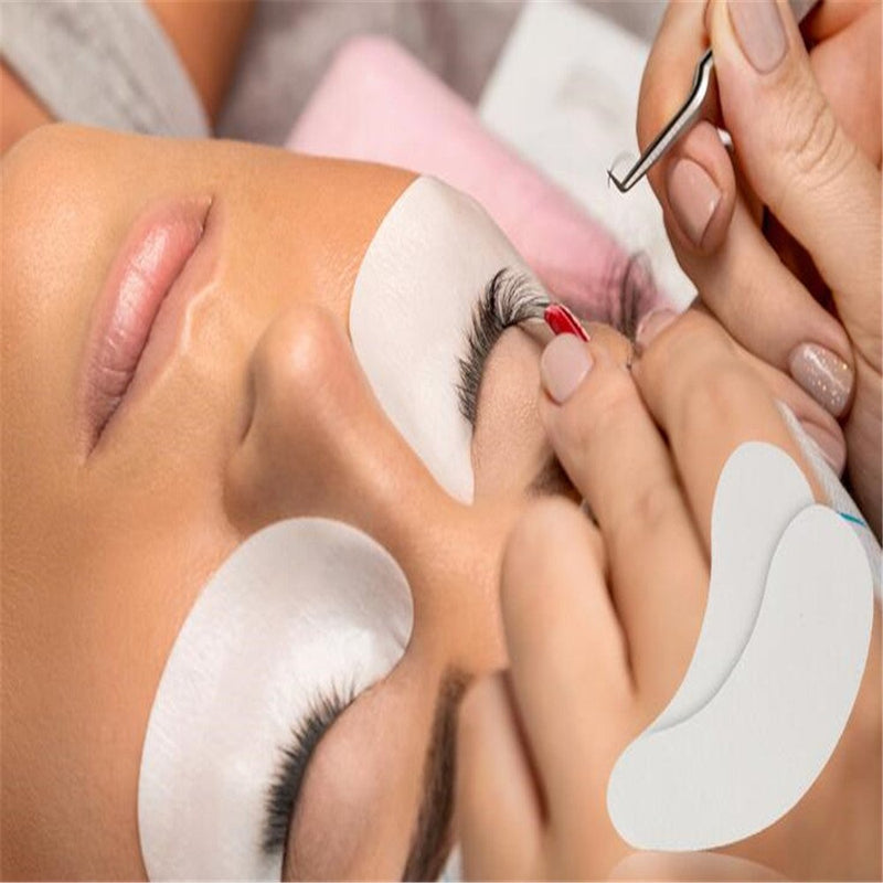 Eye Gel Patches,Under Eye Pads Lint Free Lash Extension Eye Gel Patches for Eyelash Extension Eye Mask Beauty Tool (100) - BeesActive Australia