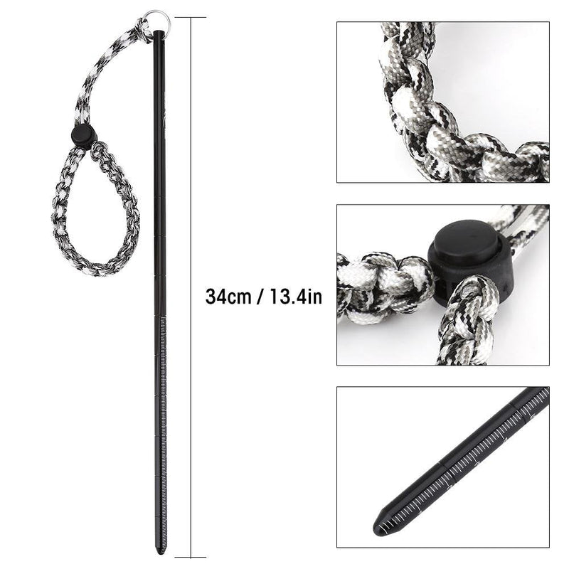 Scuba Diving Stick Pointer Aluminum Alloy Lobster Tickle Stick Tank Banger Pointer Rod with Wrist Lanyard - BeesActive Australia