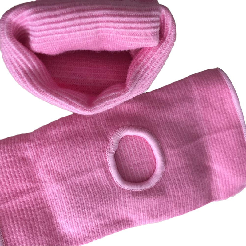 LUNA VOW 1 Pair Kids Protective Knee Pads Breathable Flexible Elastic Knee Sleeve Pad Support Protector for Volleyball, Dance (Pink, S for 3-10 Ages) - BeesActive Australia