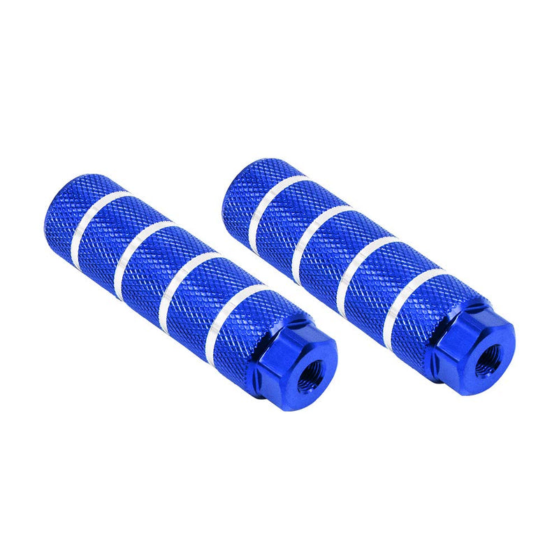 NOSTIFY 2PC 3/8 inch - 26 Teeth Aluminum Alloy Bike Pegs - Blue - BeesActive Australia