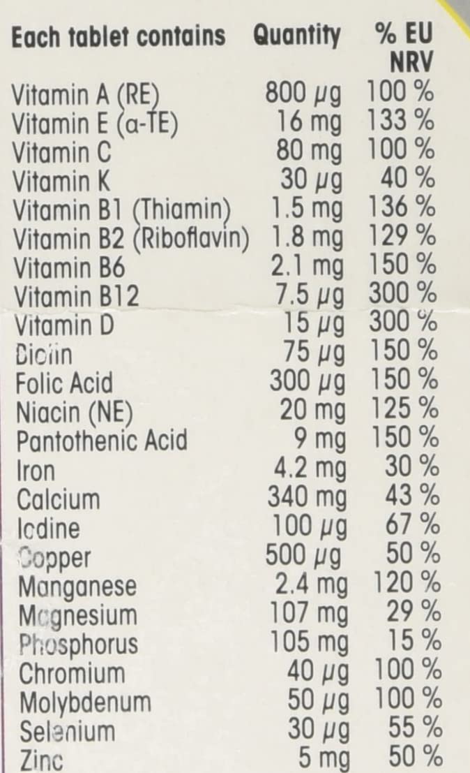 Centrum Women 50+ Multivitamin & Mineral Tablets, 24 essential nutrients including Vitamin D, Complete Multivitamin Tablets, 30 tablets - BeesActive Australia
