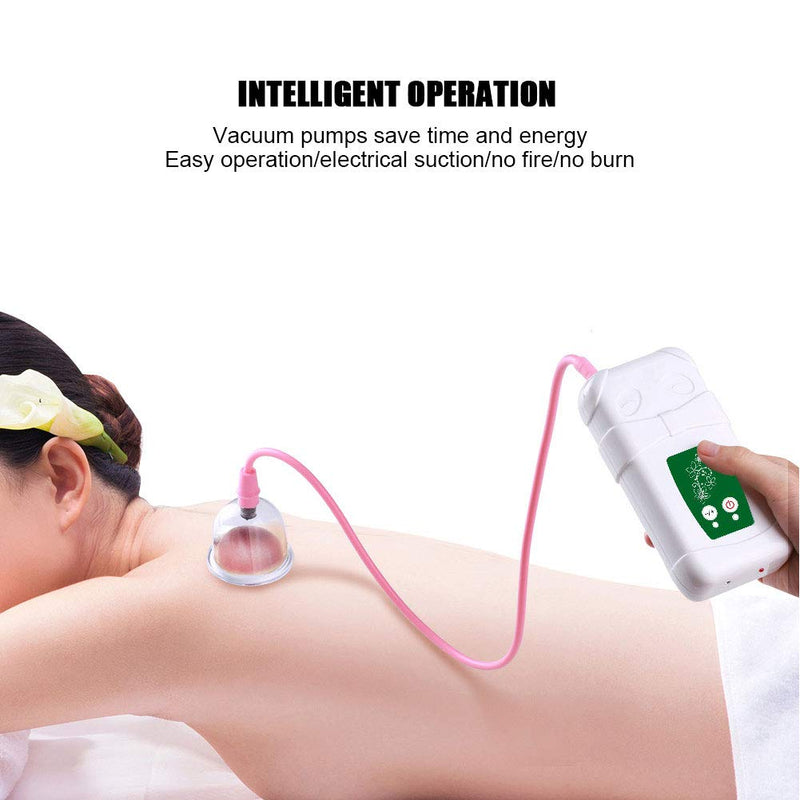 Vacuum Cupping Cup, Usb Charging Intelligent Operation Anti Cellulite Body Massage Helper, Electric Suction Cupping Set for Salon or Home Use - BeesActive Australia