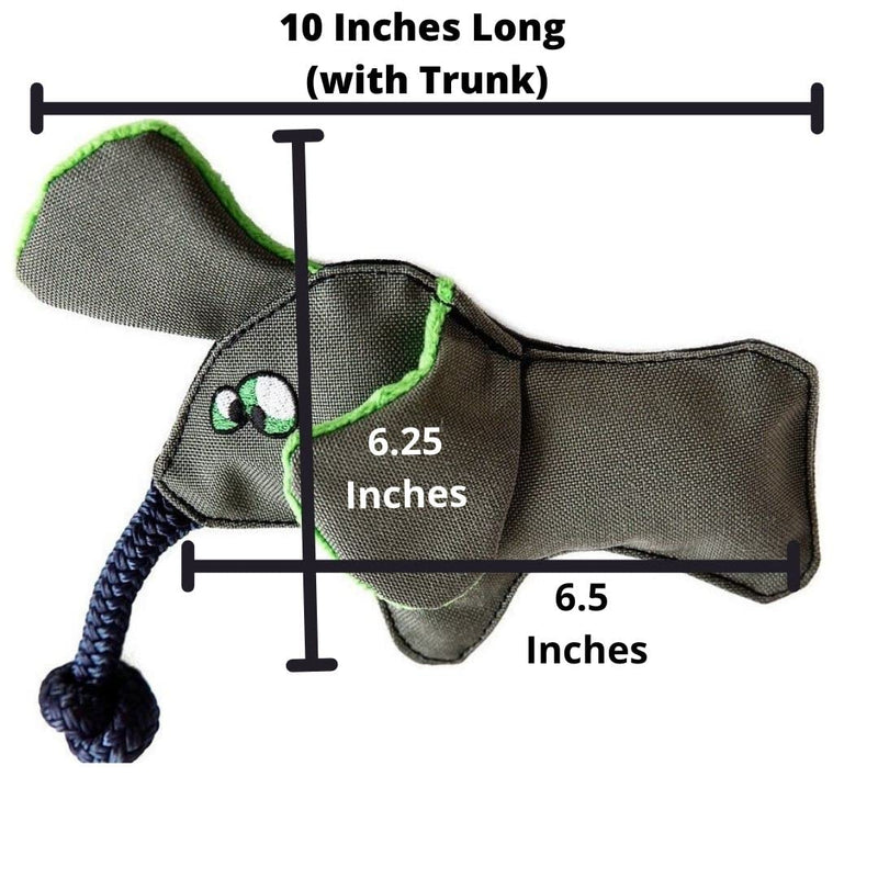 WO Wild Elephant Made in The USA Soft Plush Dog & Puppy Toy - BeesActive Australia