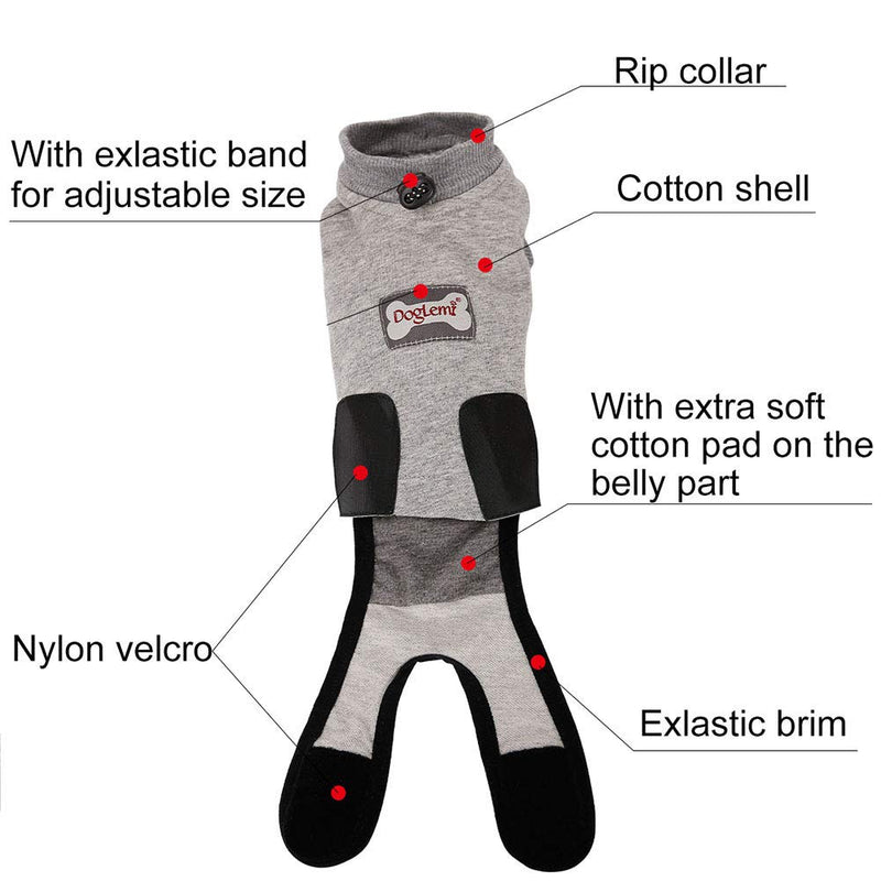 ROZKITCH Professional Cat Recovery Suit for Surgical Abdominal Wound and Skin Problem, Breathable e-Collar Alternative for Cat and Dog After Surgey Wear, Anti Licking Wound Recommended by Vet M (Pack of 1) - BeesActive Australia