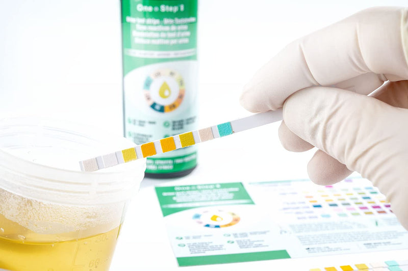 100 x Urine Test Strips for Infection Cystitis Testing Sticks, UTI, Nitrite, Leukocytes, 8 Parameter Urinalysis Multisticks - BeesActive Australia