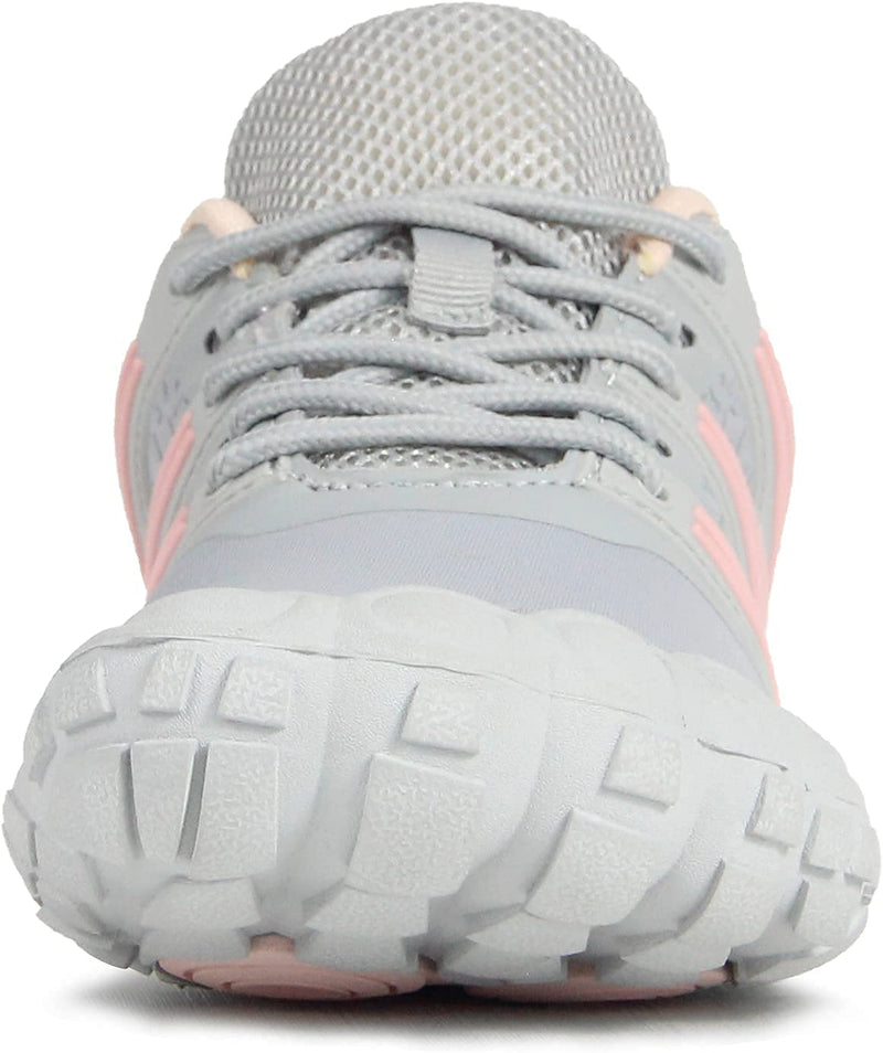 Oranginer Women's Barefoot Shoes - Wide Toe Box - Zero Drop - Minimalist Shoes 9 Gray Pink - BeesActive Australia