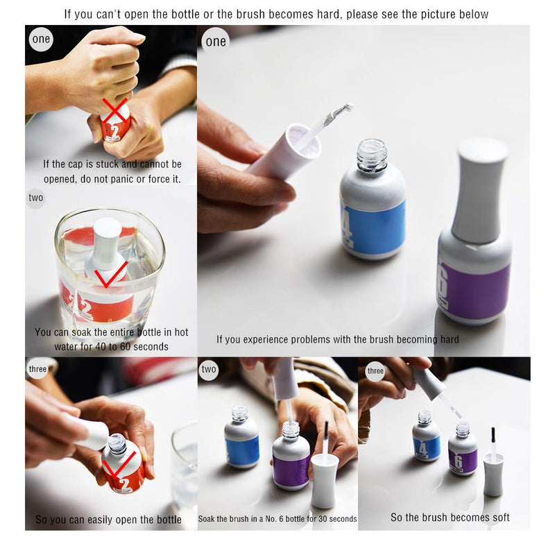 2 in 1 Dip Powder Top & Base Coat and Activator for Dipping Powder Nail Starter Kit, 15ml/ Bottle Dip Powder Liquid Set ,Dry Fast Easy to Apply No need UV/LED Cured, dip manicure kit. - BeesActive Australia
