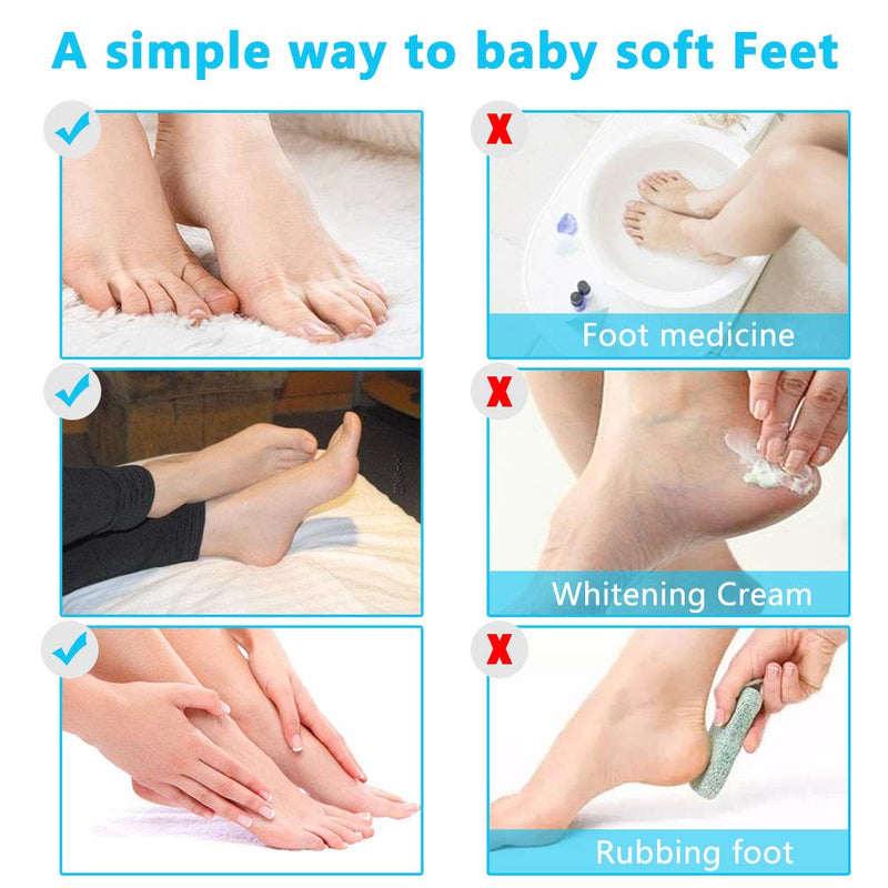 Milk Foot Peel Mask 3 PC,Foot Mask Plantifique Spa Masks Exfoliating Booties Baby Foot Peel Soft Feet Treatment Remove Dead Skin Silky Remove Calluses and Dry Skin - BeesActive Australia