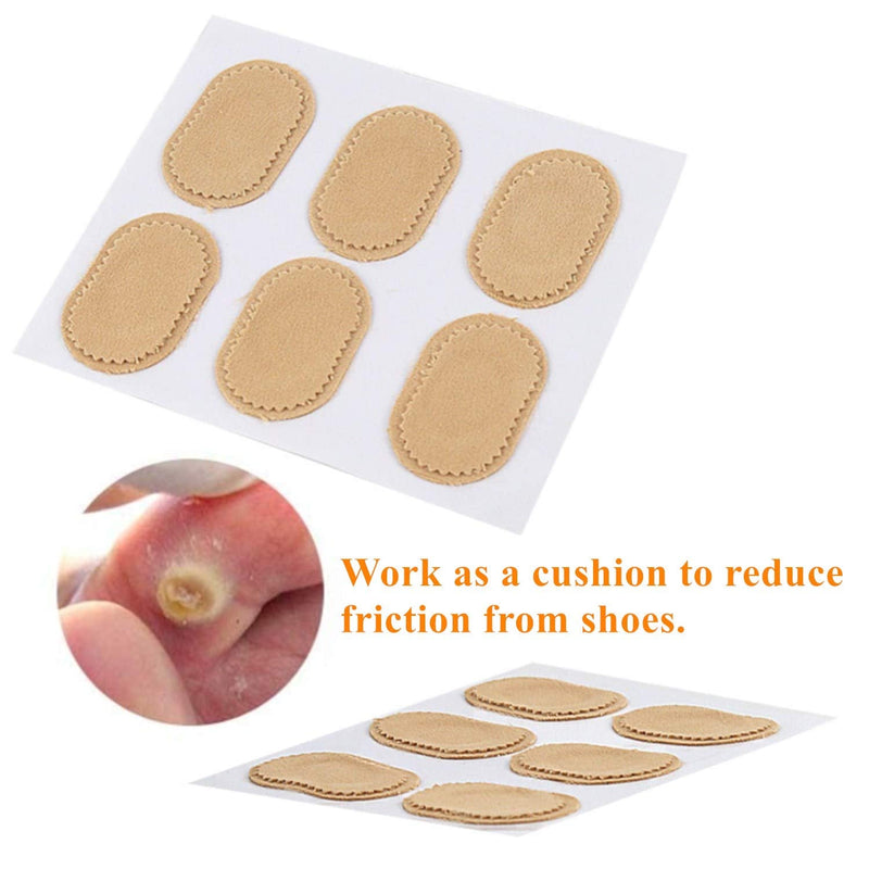 18 Pieces Bunion Cushions Pad Strong Adhesive Fabric Toe and Foot Bunion Protector Pads for Relief Bunion Pain, Callus, Chafing, Friction - BeesActive Australia