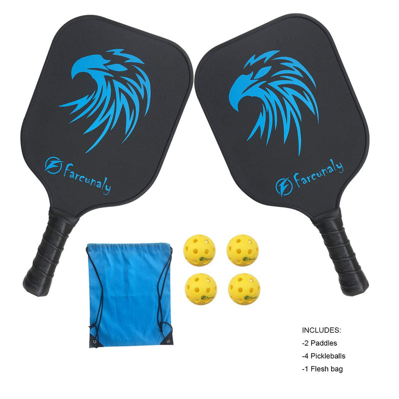 Pickleball Balls Farcunaly X1 40 Holes and X1 26 Holes, Durable Ball with Nice Bounce, Special Design for Outdoor and Indoor Courts (4 &8 Packs Available)- Bright Yellow 2 four packages - BeesActive Australia