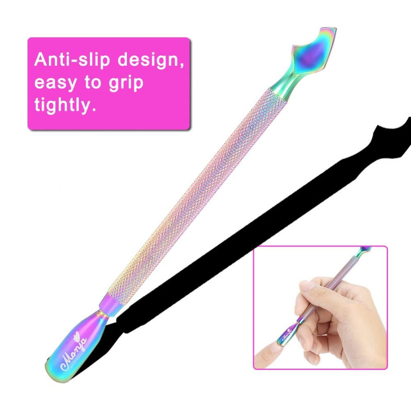 Nail Clippers for Ingrown or Thick Toenails,Professional Stainless Nail art Clipper,Cuticle Nipper,Trimmer Cutter,Dead Skin Remover Scissor Plier Gradient,Nail File Glass Manicure tool (1#) 1# - BeesActive Australia
