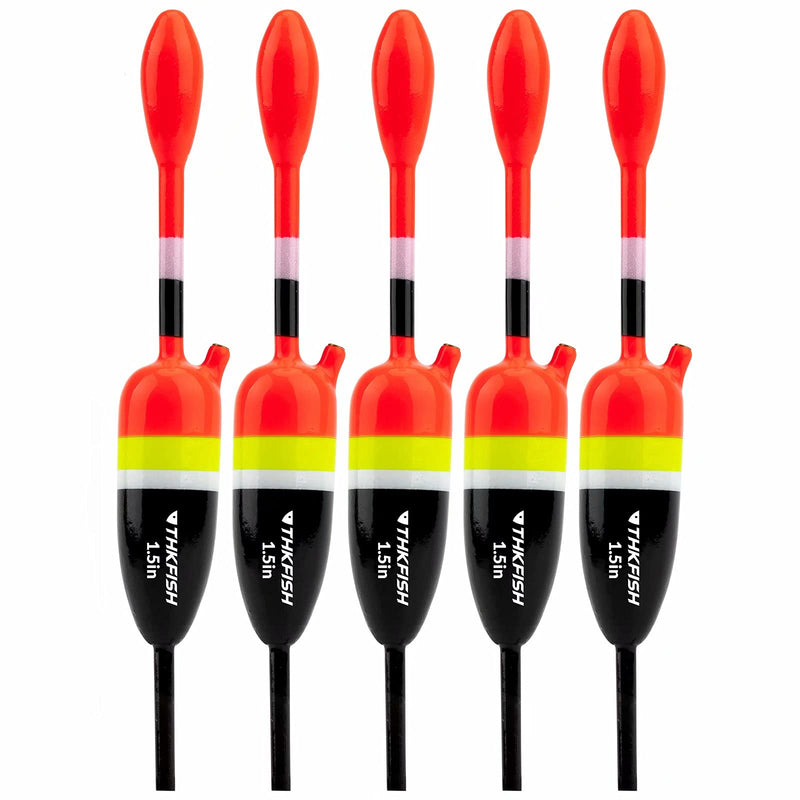 THKFISH Fishing Bobbers Fishing Floats and Bobbers Slip Bobbers for Fishing Balsa Floats Crappie Fishing Bobbers 1/6oz(3.47"X0.47"X6.73") 3/8oz(3.84"X0.6"X 7.2") 1/2oz(4.13"X0.75"X7.87") Floatage 1/10oz(3g)-5pcs - BeesActive Australia