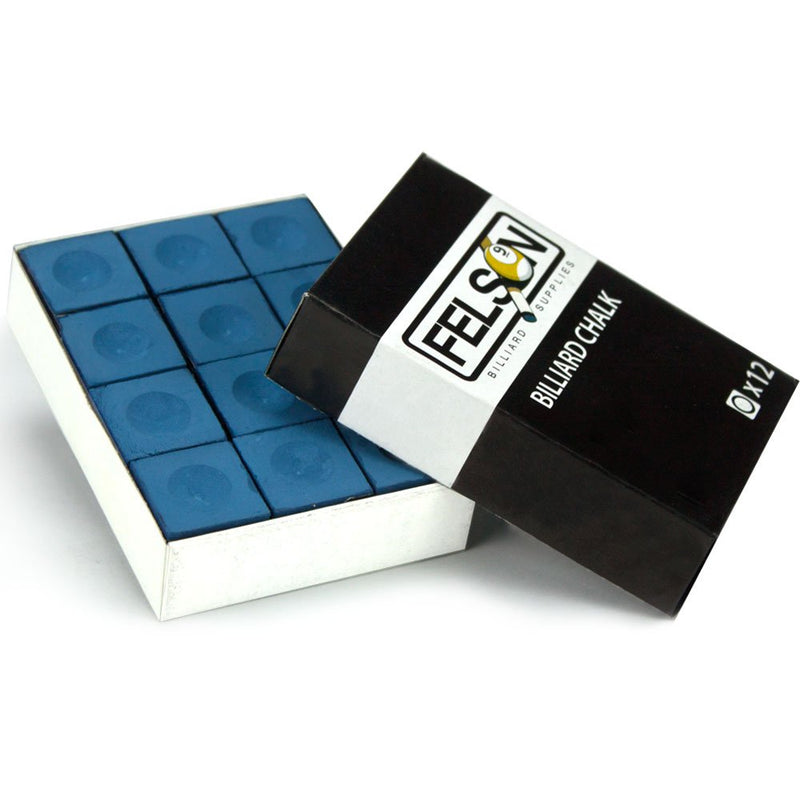 [AUSTRALIA] - Pool Cue Chalk Cubes, 12-Pack - Table Billiards Stick Bulk Supplies, Equipment, Accessories - Games, Tournaments, Bars, Home, Sports & Hobbies Blue 