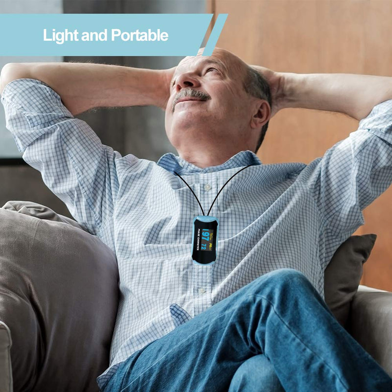 Easy@Home Fingertip Pulse Oximeter SpO2 Blood Oxygen Saturation Meter and Heart Rate Monitor - BeesActive Australia