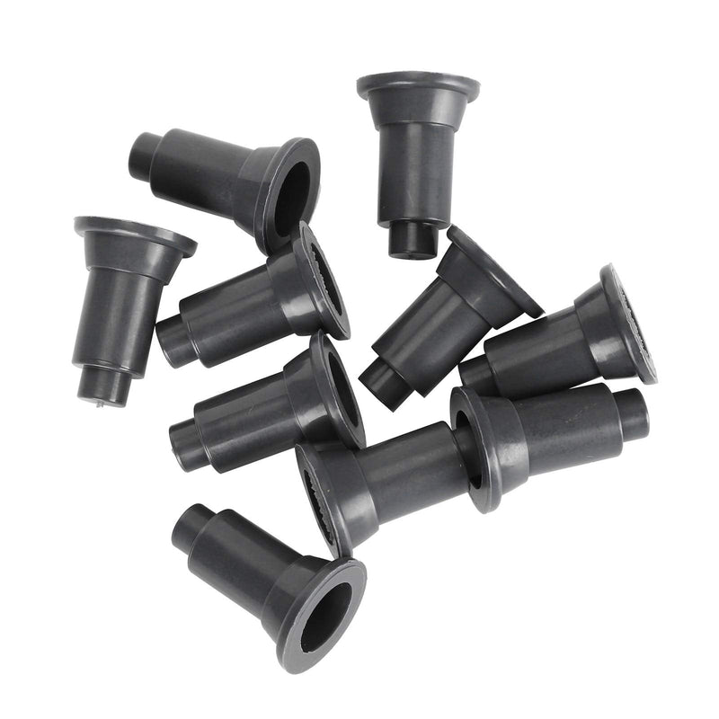 TOPINCN 100 Pcs Isolation Board Supporty Feet, Fish Tank Isolation Board Supporty Feet, Support Feet for Aquarium Divider Black - BeesActive Australia