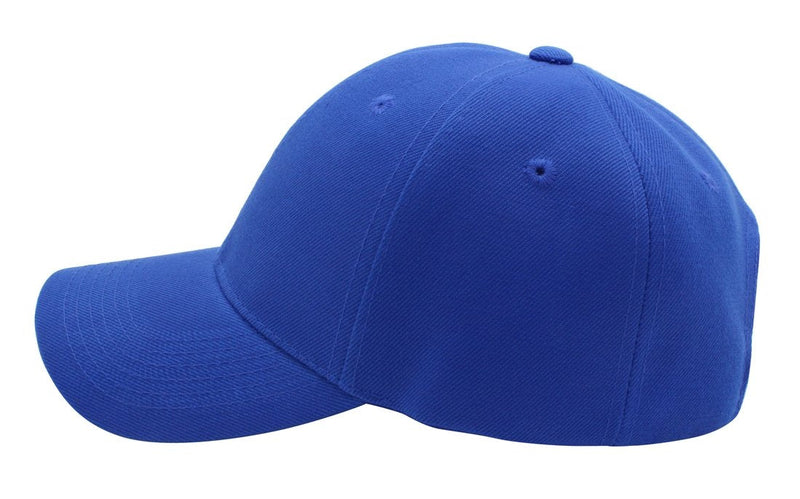 Top Level Baseball Cap Men Women - Classic Adjustable Plain Hat Royal - BeesActive Australia