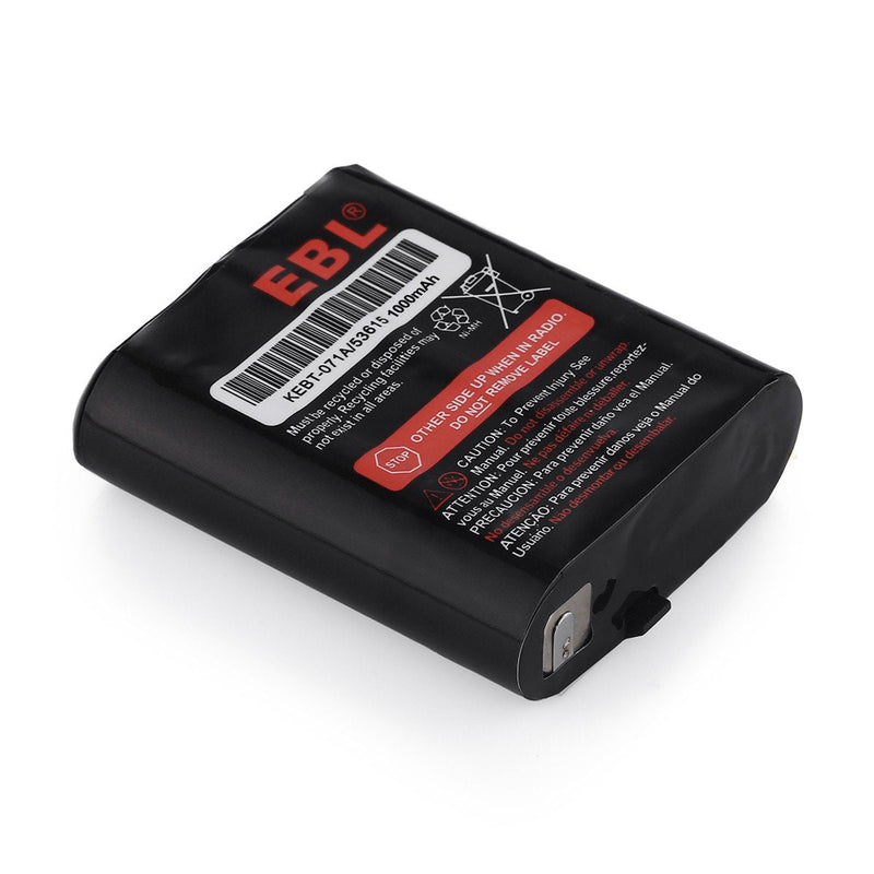 EBL 2 Packs 3.6V 1000mAh Two-Way Radio Rechargeable Batteries for 53615 KEBT-071A KEBT-071-B KEBT-071-C KEBT-071-D - BeesActive Australia