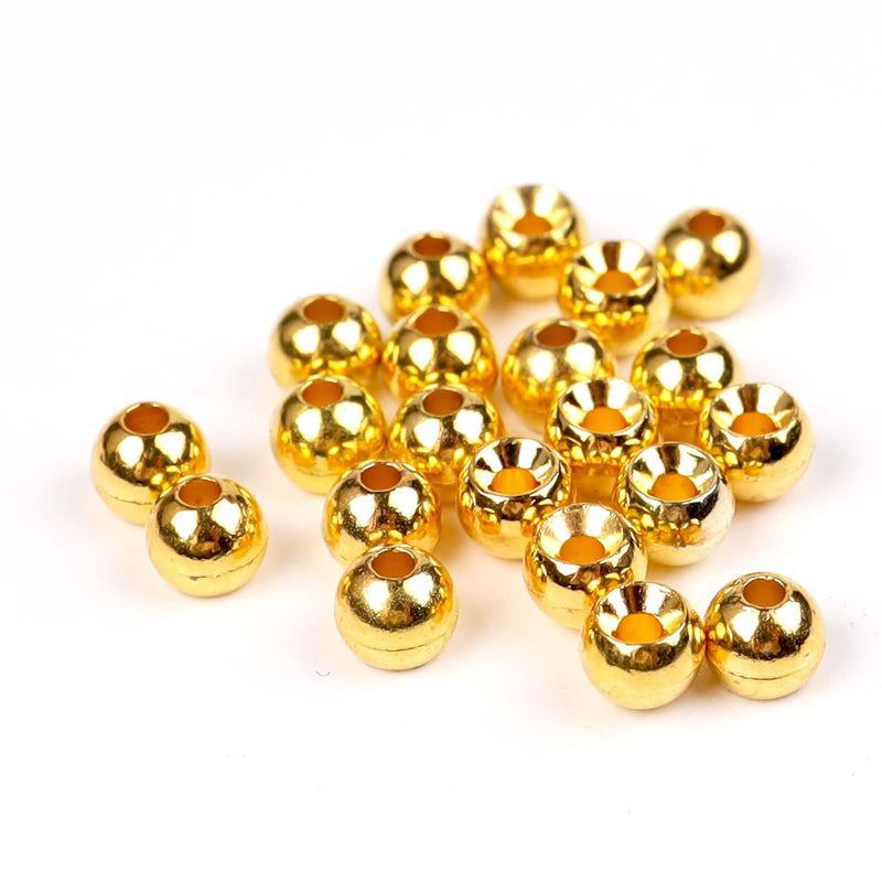 ANGLER DREAM Fly Tying Beads 100 PC/LOT Tungsten Beads Nymph Head Ball Fly Tying Materials 4 Colors Gold 2.7mm - BeesActive Australia