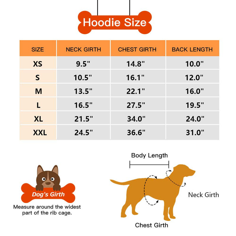 Mtliepte Red Plaid Dog Hoodie Sweater for Dogs Pet Clothes with Hat and Pocket XL - BeesActive Australia