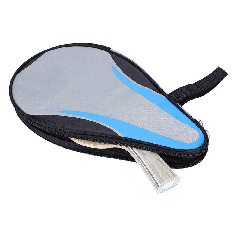 Alomejor Ping Pong Paddle Case Oxford Table Tennis Rackets Bat Bag with Waterproof Material for Dust-Proof Waterproof Full Protection Blue - BeesActive Australia