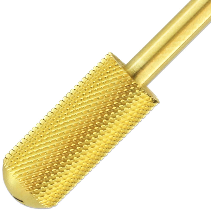 Pana 3/32" Small Smooth Top Nail Carbide Bit - Gold Color (Grit: Extra Fine - XF) for Electric Dremel Drill Machine - BeesActive Australia