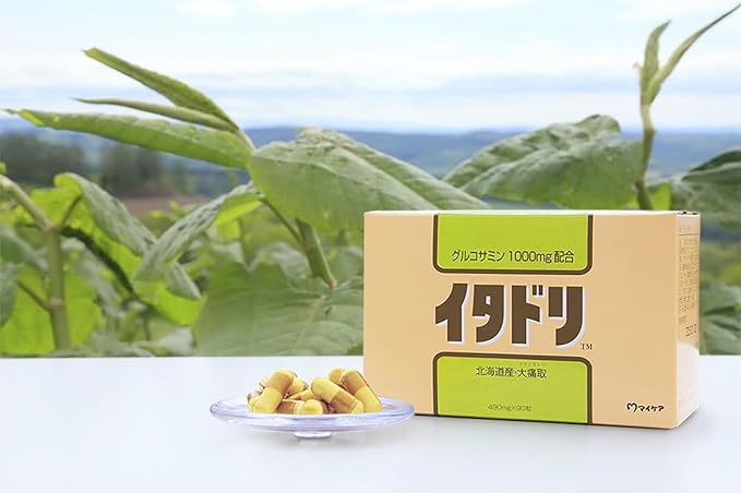 My Care Mackerel (1 Box: 490 mg x 90 Capsules), Glucosamine Chondroitin, Type II Collagen Formulated with Hokkaido "Okachitori" - BeesActive Australia