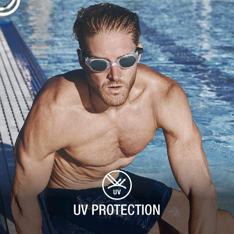 [AUSTRALIA] - Speedo Unisex-Adult Swim Goggles Hydrospex Classic Clear 