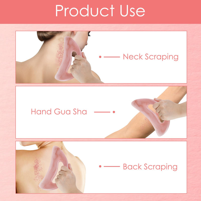 Body Gua Sha Massage Tool for Cellulite and Toning, Anti Cellulite Sculpting Massager Muscle Scraping Tool with Handle, Resin Large Lymphatic Drainage Massage Guasha, Pressing Removal of Fatigue - BeesActive Australia