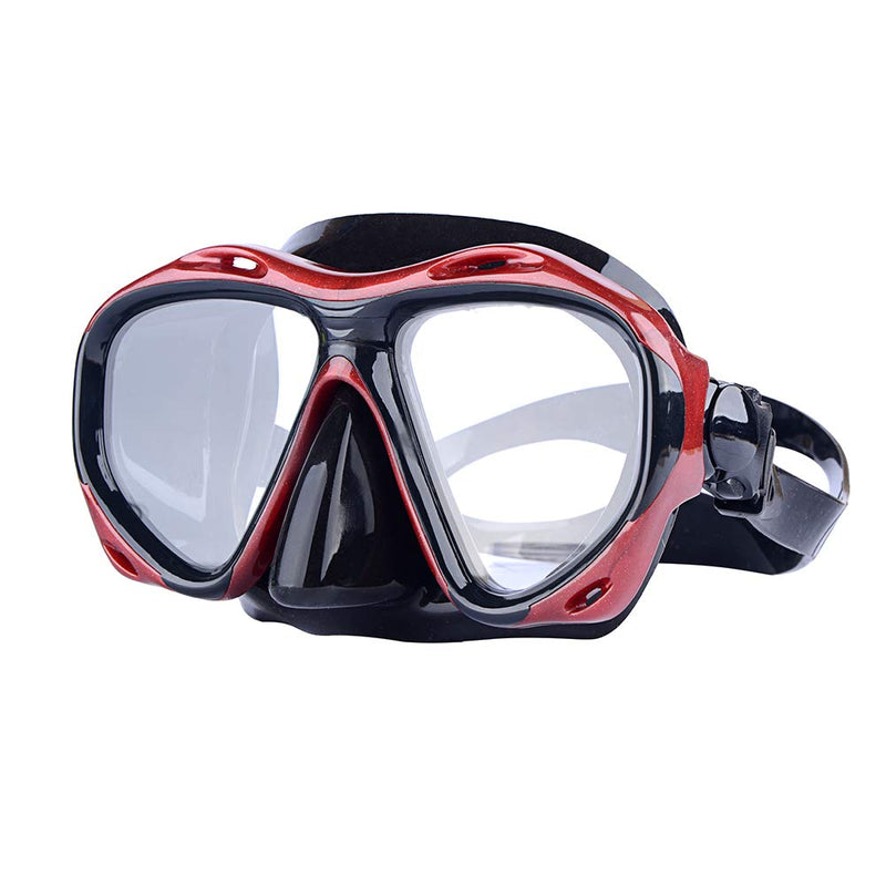 [AUSTRALIA] - Morgiana Swimming Mask Goggle UV Protection Anti Fog and Anti Leak for Men Women Youths Adults Diving Snorkeling Red 