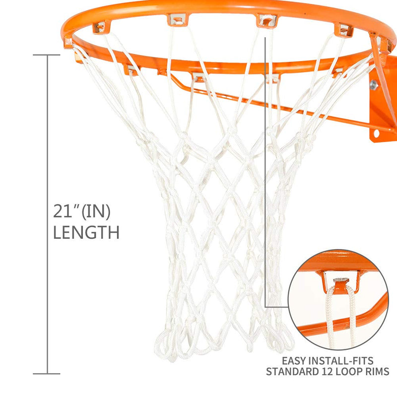 Basketball Net, Swish Extra Heavy Duty Basketball Net, and Durable in All Weather - 12 Loops - BeesActive Australia