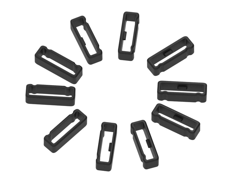 FitTurn Band Keeper Fastener Ring Rubber Buckle Holder Strap Silicone Fastening Security Loop Compatible with Suunto 9/Core/Baro/Ambit/Ambit 2/ Ambit3/Spartan Sport/Traverse Bands Accessories (6pack) 6pack - BeesActive Australia