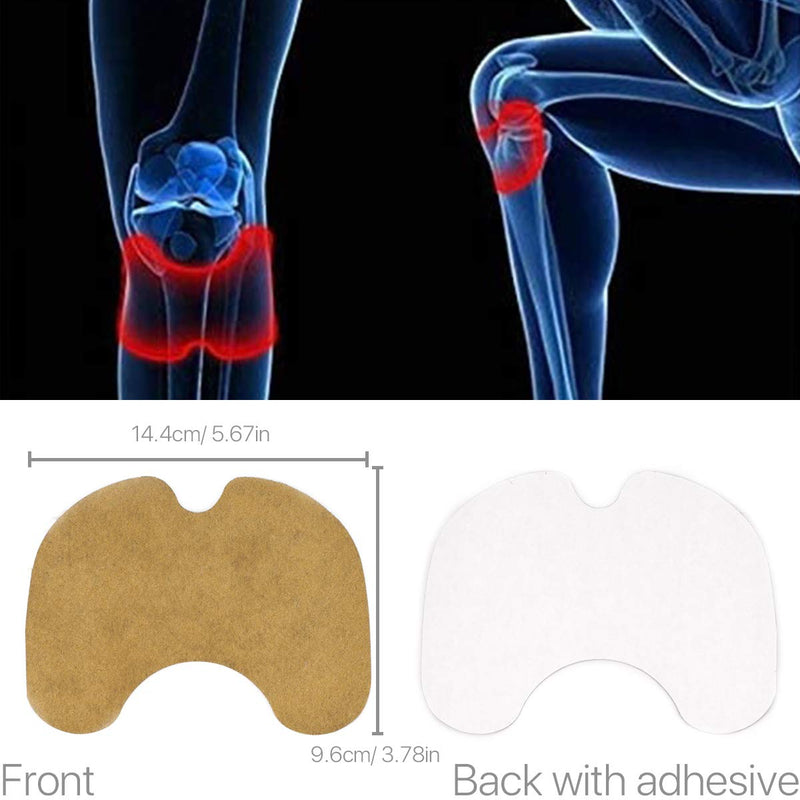 Pain Relieving Patch, Knee Pain Paste, Cervical Vertebra Pain Relief, Up to 24 Hours of Pain Relief, Promote Blood Circulation, Reduce Inflammation Self-Heating Sticker Cold Protection, 24 PCS Pack of 24 Pieces - BeesActive Australia