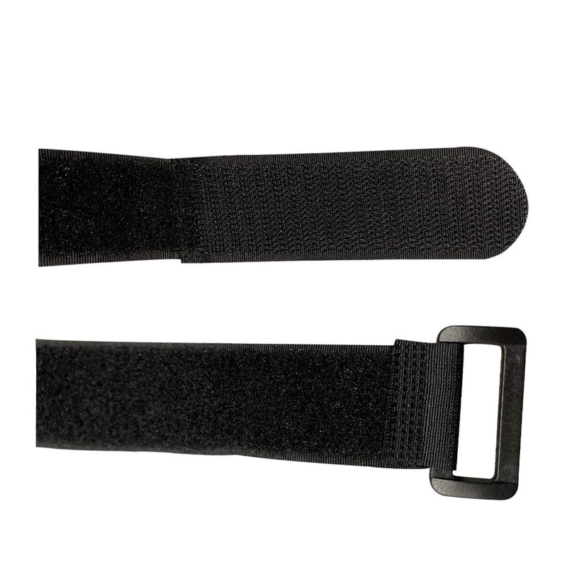 EALER Heavy Duty Hockey Shin Straps (2 Pairs) for Easy Use (Black) - BeesActive Australia