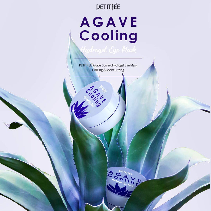 PETITFEE Agave Cooling Eye Patch (60 pieces, 30 pairs) Cool Down, Skin-Fit, Moisturizing, Nourishing - BeesActive Australia