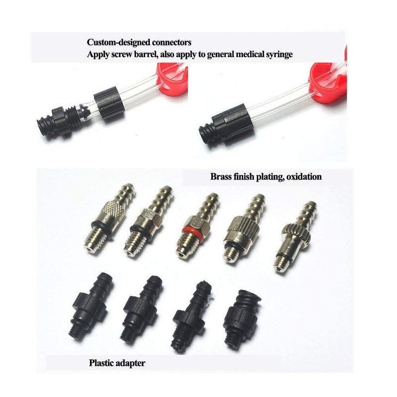 CYCEARTH Bicycle Brake Bleed Kit for Shimano TEKTRO MAGURA Zoom Bike Mineral Oil Hydraulic Disc Professional Tool Set - BeesActive Australia