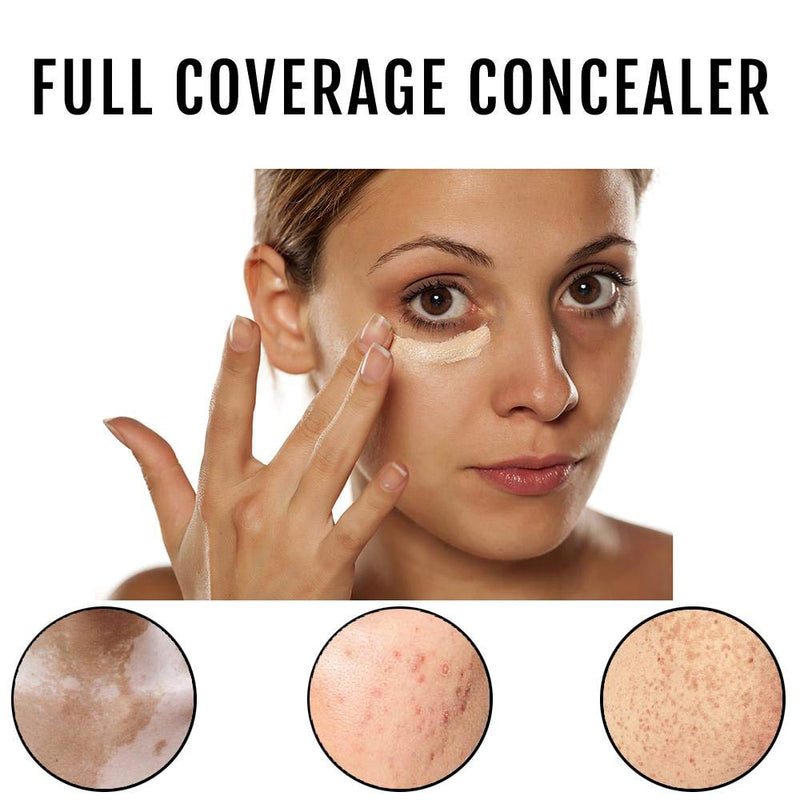 BaeBlu Organic Concealer, FULL Coverage Cover Up, 100% Natural, Made in USA, Bare Naked - BeesActive Australia