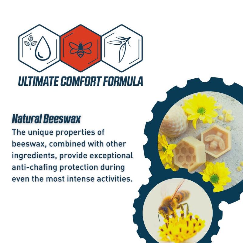 Surpass Cycling Bundle | Natural Chamois Anti-Chafing Cream & After-Ride Magnesium Recovery Gel for Enhanced Performance and Comfort on Long Rides | Activity Comfort & Faster Recovery (5.74+6.76oz) - BeesActive Australia