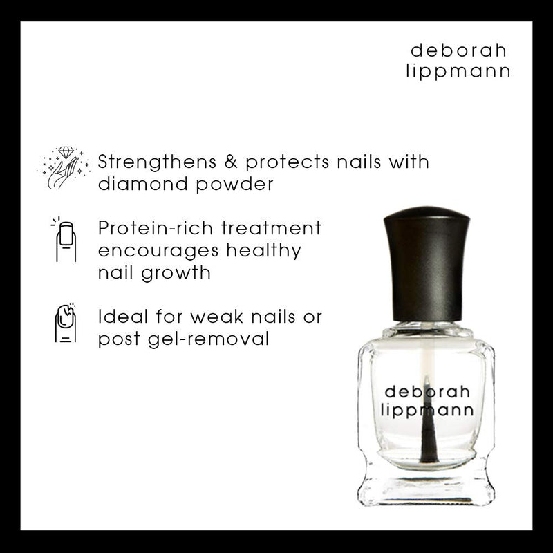 DEBORAH LIPPMANN Top and Base Coat, Hard Rock Hydrating Base & Top Coat, 0.5 fl. oz. - BeesActive Australia