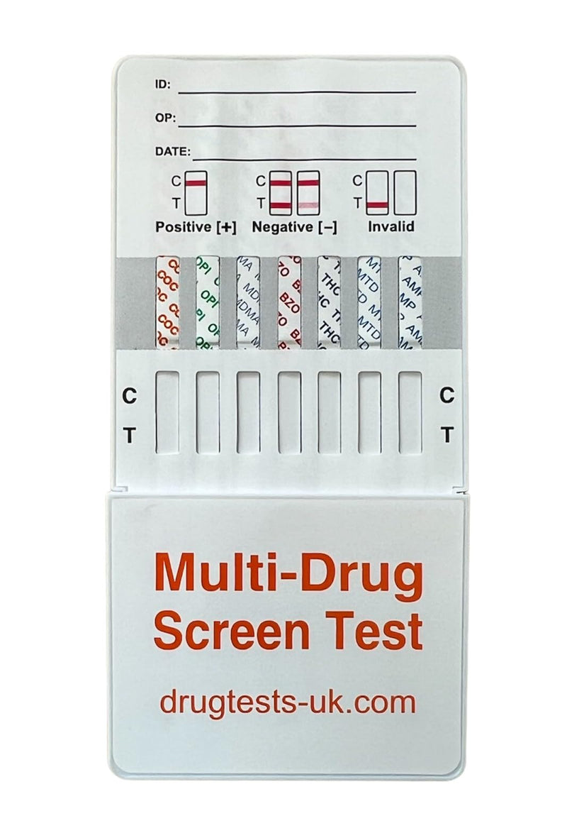 Drug Testing Kit, Tests for 7 Main Drugs in Urine, Test Home or Work, Detailed Instructions - BeesActive Australia